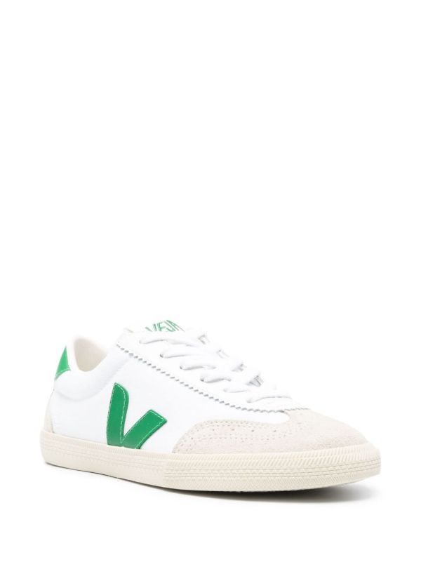 VEJA White Volley Lace-Up Sneakers | Browns Sneakers