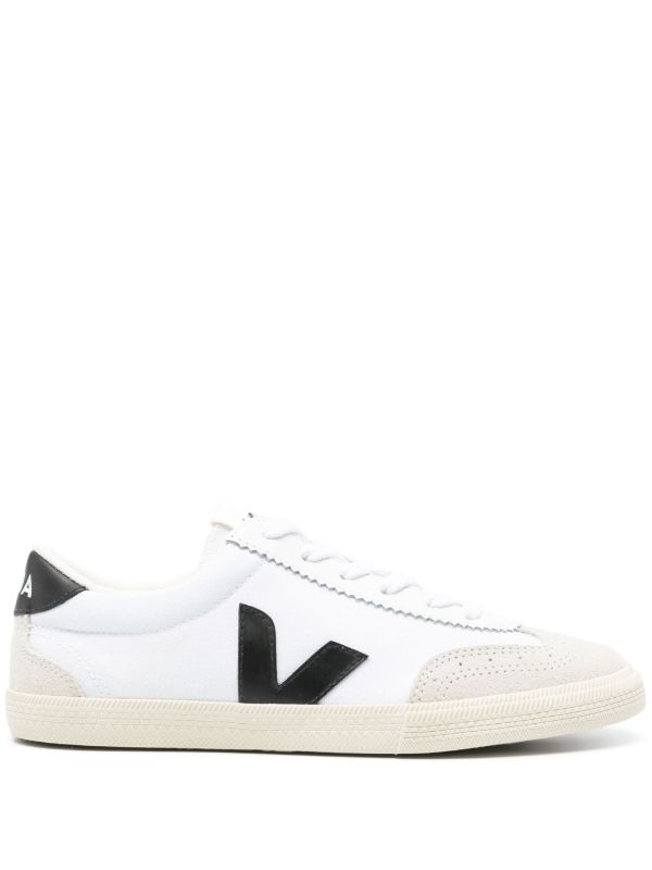 VEJA white Volley leather sneakers | Browns Low-Tops