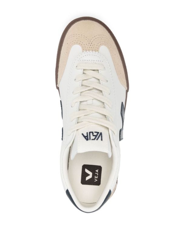 VEJA White Volley Leather Sneakers | Browns Sneakers