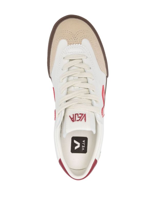 VEJA White Volley Leather Sneakers | Browns Sneakers