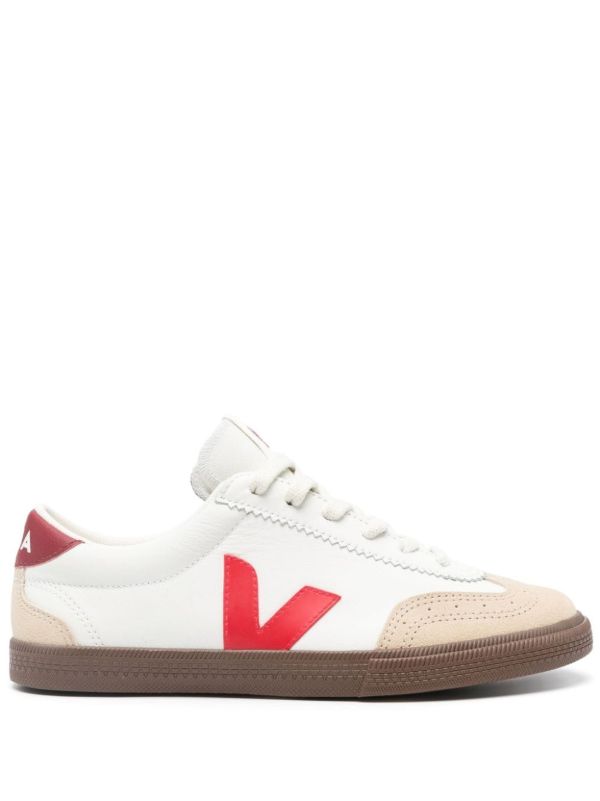 VEJA white Volley leather sneakers | Browns Sneakers