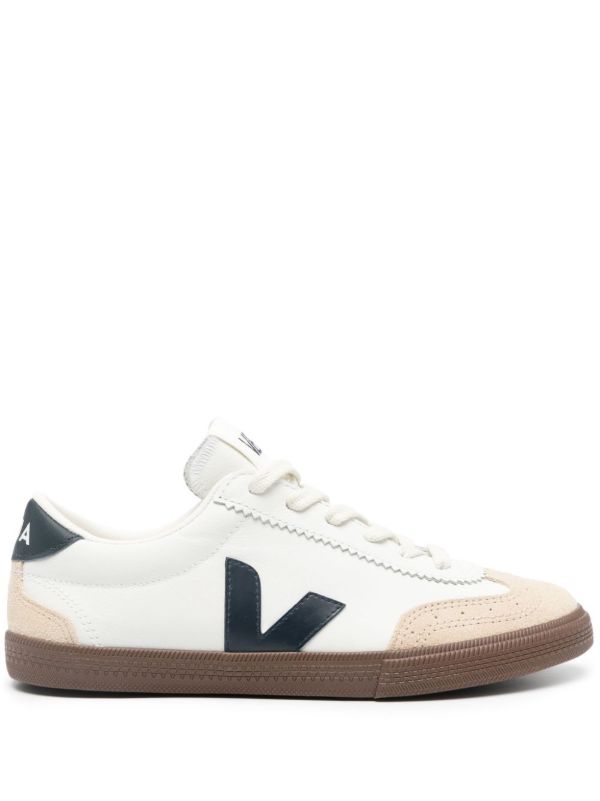 VEJA white Volley leather sneakers | Browns Sneakers