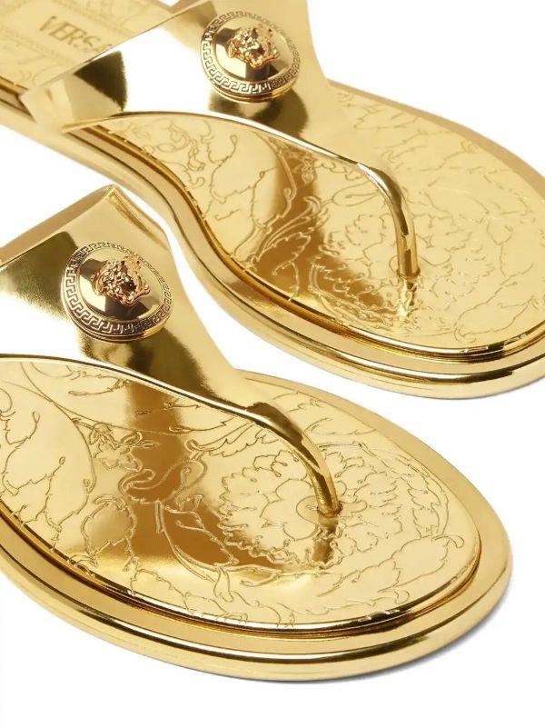 Versace Alia Slides | Browns Flip Flops & Slides