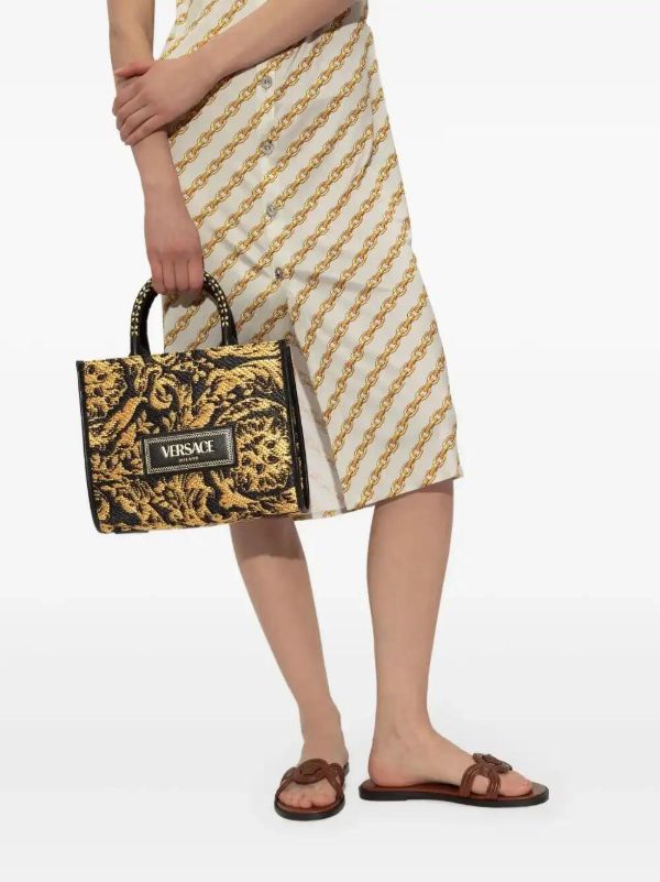 Versace Barocco Athena Tote Bag | Browns Tote Bags