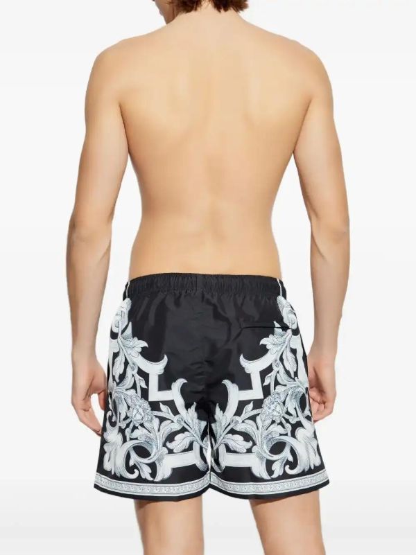 Versace Barocco-print Swim Shorts | Browns Swim & Board Shorts