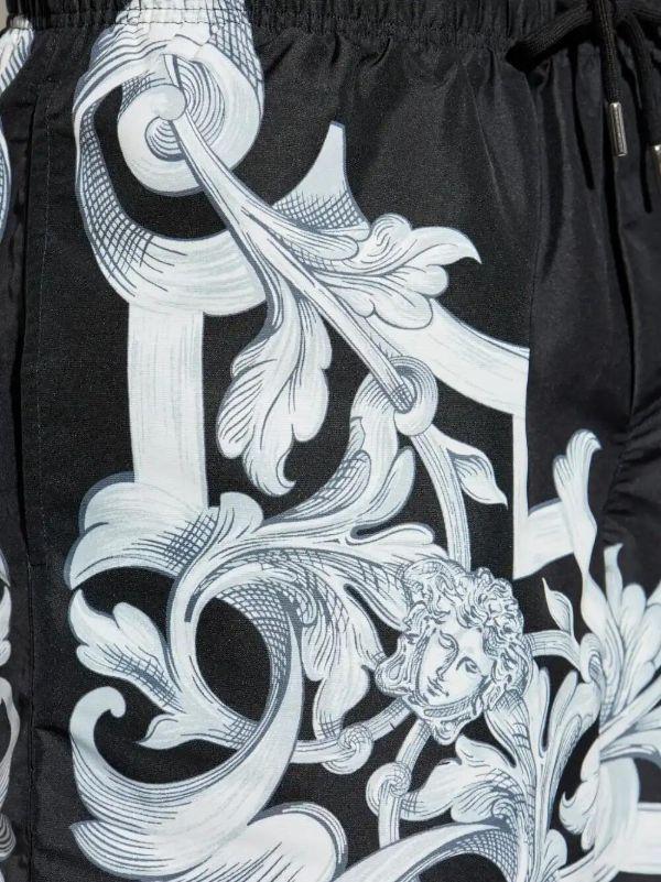 Versace Barocco-print Swim Shorts | Browns Swim & Board Shorts