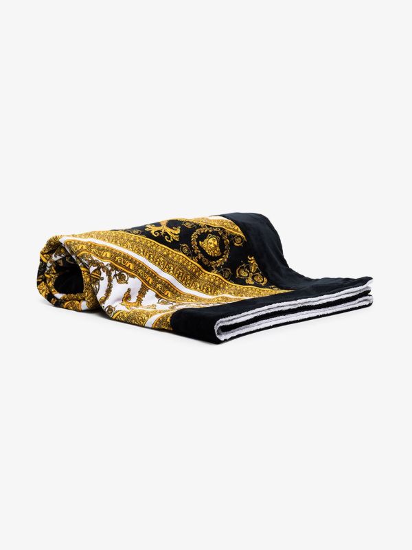 Versace Baroque-print Beach Towel | Browns Towels