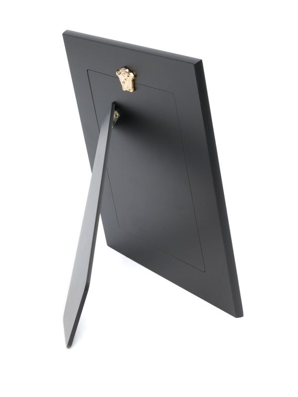 Versace Black Logo Debossed Photo Frame | Browns Picture & Photo Frames