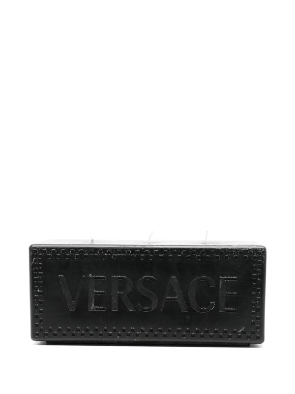 Versace Black Logo Embossed Candle | Browns Candles