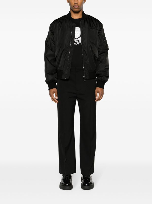 Versace Black Medusa Logo-Print Cotton T-shirt | Browns T-Shirts