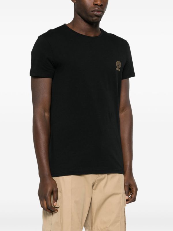 Versace Black Medusa Undershirt (pack Of Two) | Browns T-Shirts