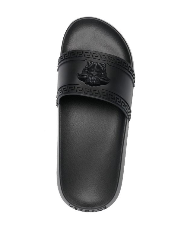 Versace Black Palazzo Slides | Browns Flip-Flops & Slides