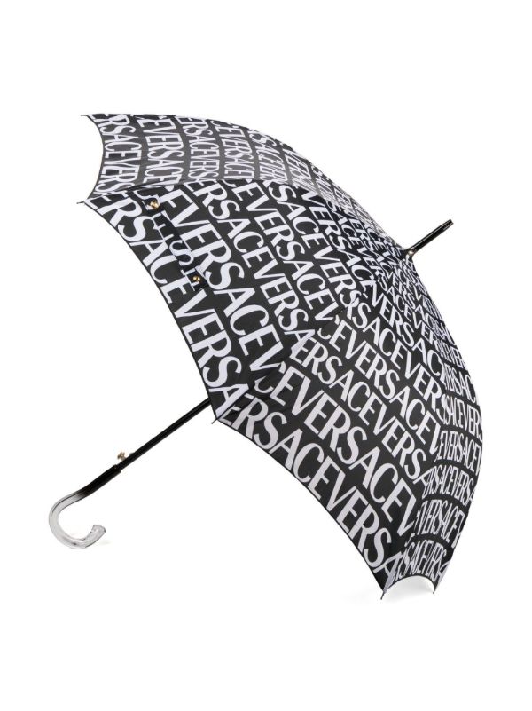 Versace Black Versace Allover Umbrella | Browns Umbrellas