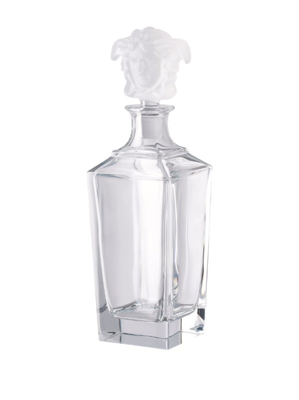 Versace Clear Treasury Crystal Decanter | Browns Glassware