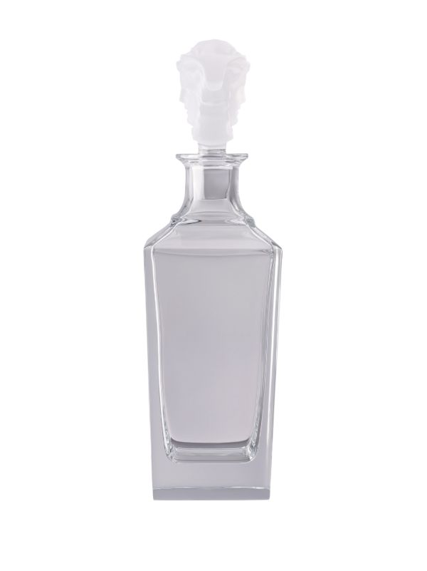 Versace Clear Treasury Crystal Decanter | Browns Glassware