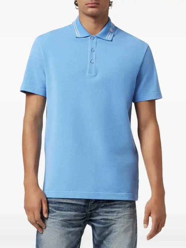 Versace Embroidered Polo Shirt | Browns Polo Shirts