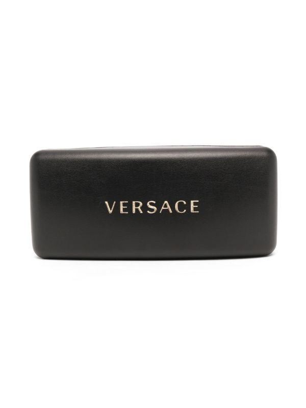 Versace Eyewear Black Medusa Square Sunglasses | Browns Sunglasses