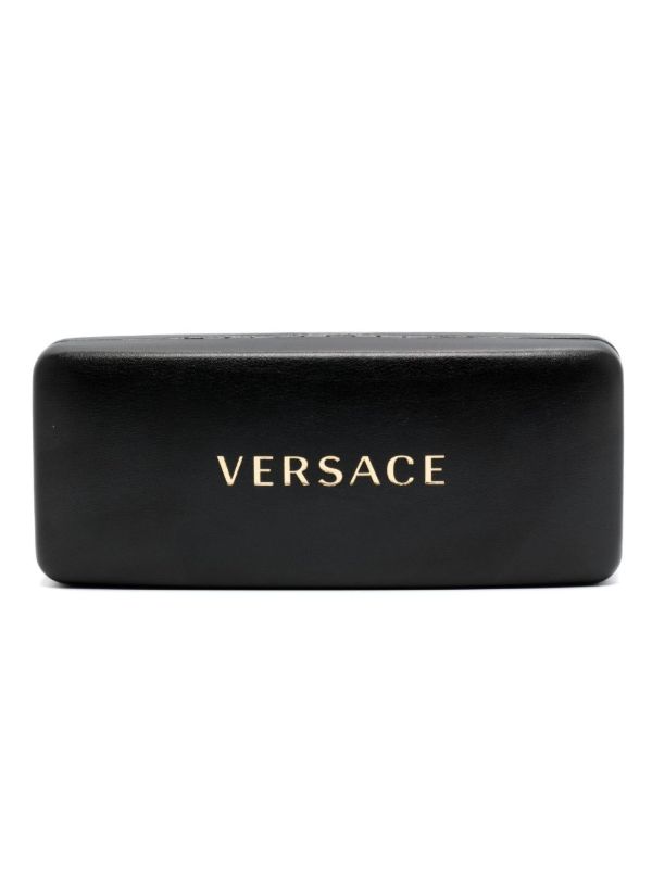 Versace Eyewear Black Square-Frame Sunglasses | Browns Sunglasses