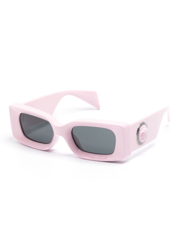 Versace Eyewear Pink Medusa Medallion Sunglasses | Browns Sunglasses