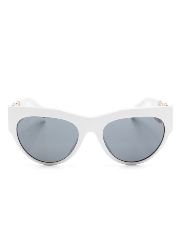 Versace Eyewear White Medusa Cat Eye Sunglasses | Browns Sunglasses