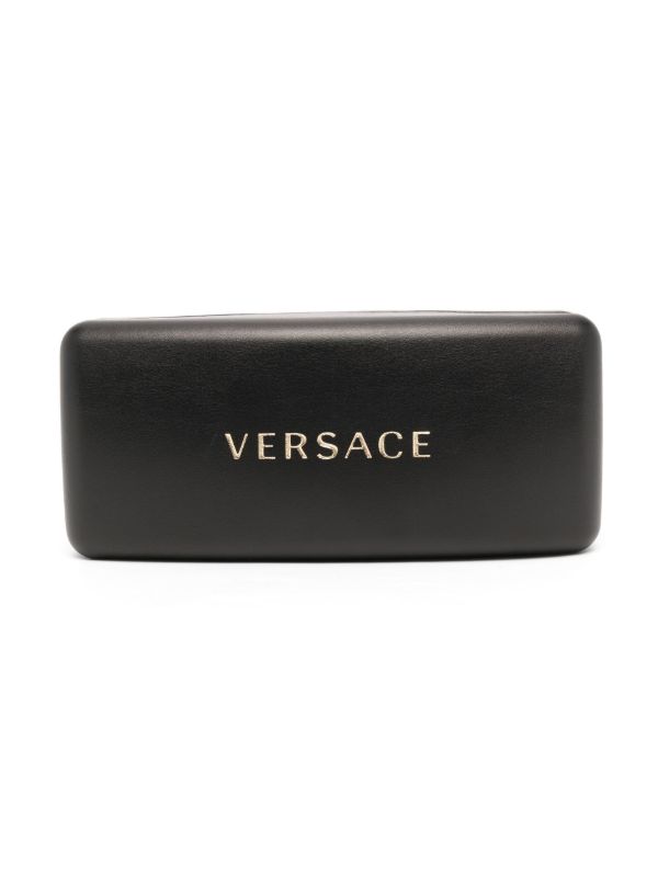 Versace Eyewear White Medusa Plaque Sunglasses | Browns Sunglasses
