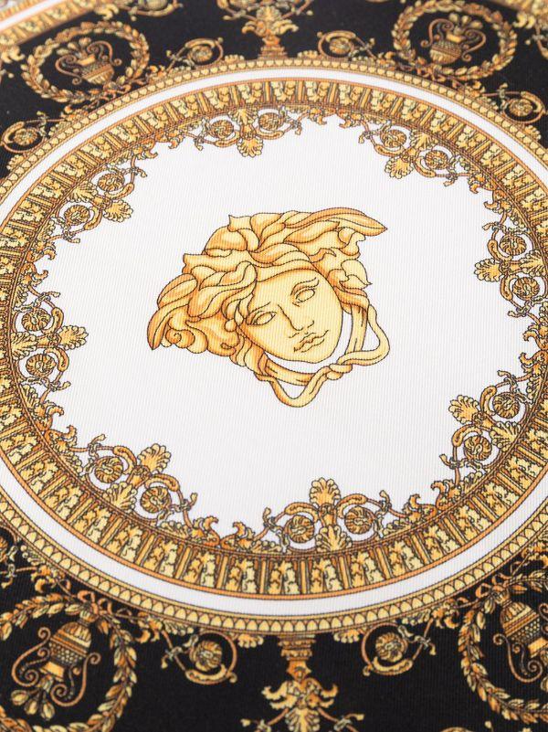 Versace Gold I ♡ Baroque Silk Cushion | Browns Cushions