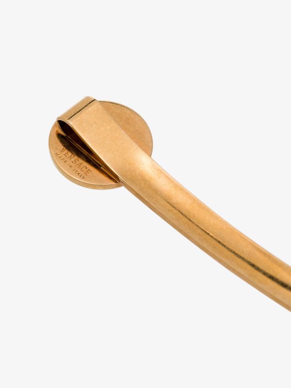 Versace Gold Tone Medusa Coin Hair Clip | Browns Hair Accessories