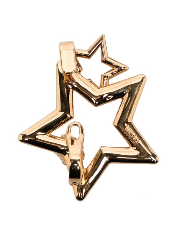 Versace Gold-Tone Medusa Head Star Hair Clip | Browns Hair Accessories