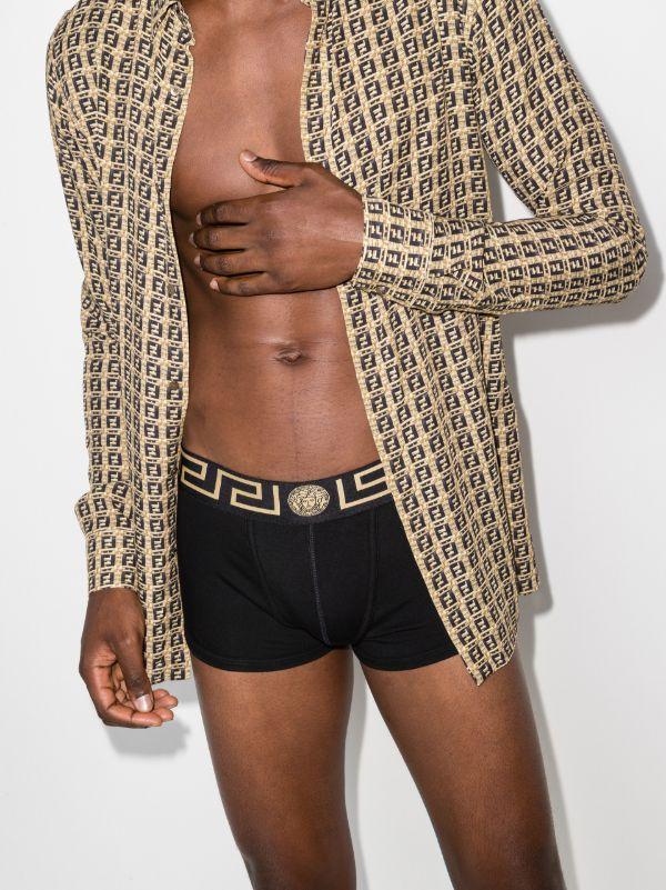 Versace Greca Border Boxer Briefs Set | Browns Briefs & Boxers