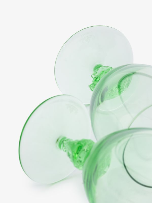 Versace Green Medusa Glass Set | Browns Glassware
