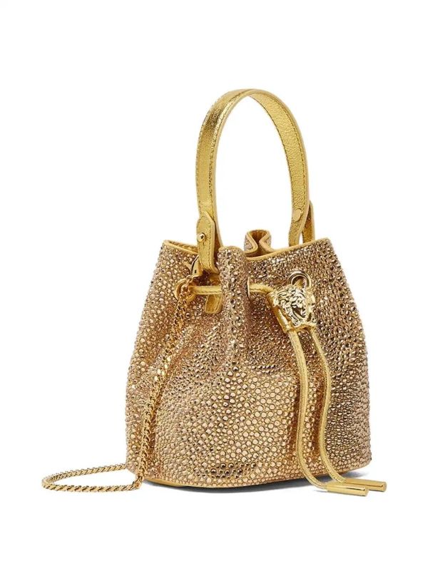 Versace La Medusa Drawstring Mini Bag | Browns Bucket Bags