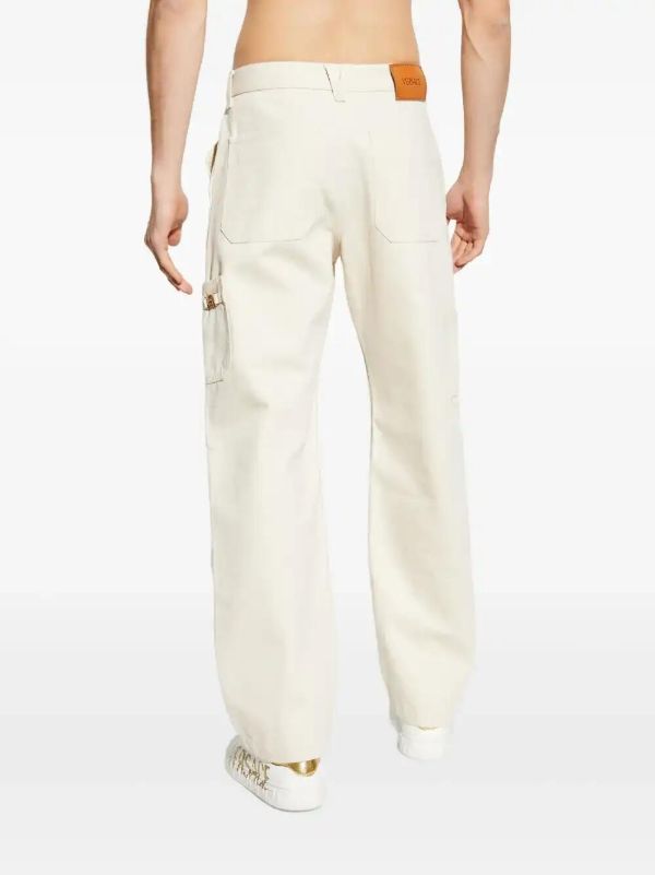 Versace Logo-patch Jeans | Browns Regular & Straight-Leg Jeans