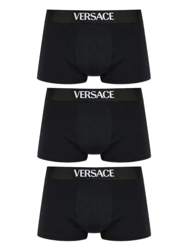 Versace logo-waistband boxer (set of three) | Browns Briefs & Boxers