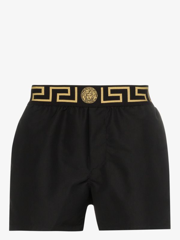 Versace medusa logo Greca border swim shorts | Browns Swim & Board Shorts