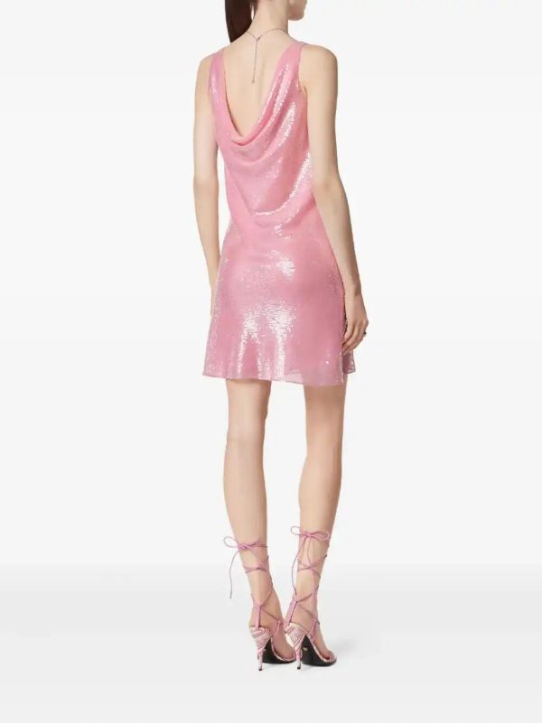 Versace Metal-mesh Mini Dress | Browns Cocktail & Party Dresses