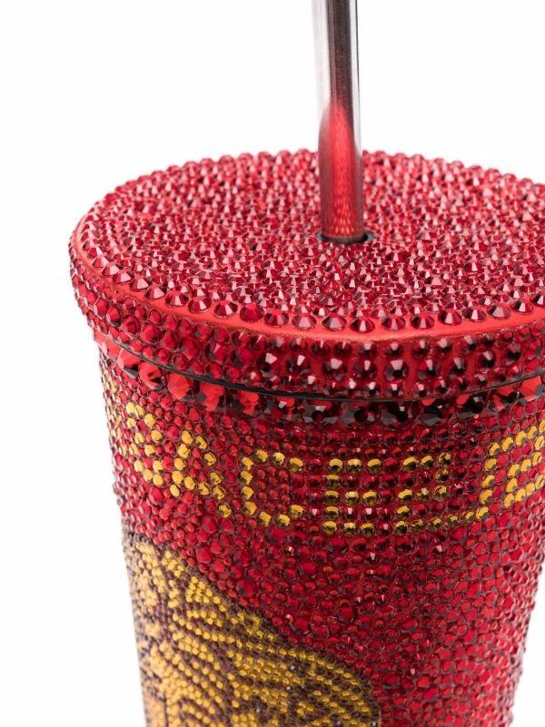 Versace Red Medusa Crystal Embellished Travel Cup | Browns Cups & Tea Sets