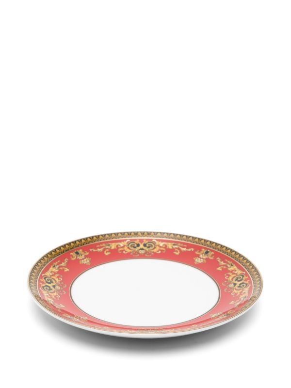 Versace Red Medusa Dinner Plate | Browns Plates & Bowls