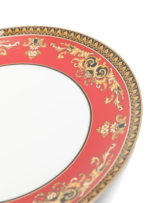 Versace Red Medusa Dinner Plate | Browns Plates & Bowls