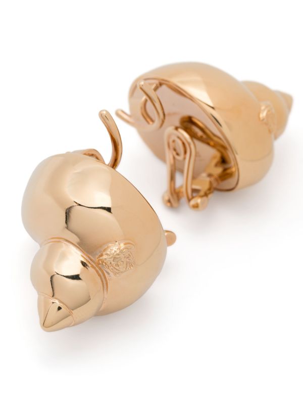 Versace Seashell Clip-on Earrings | Browns Earrings