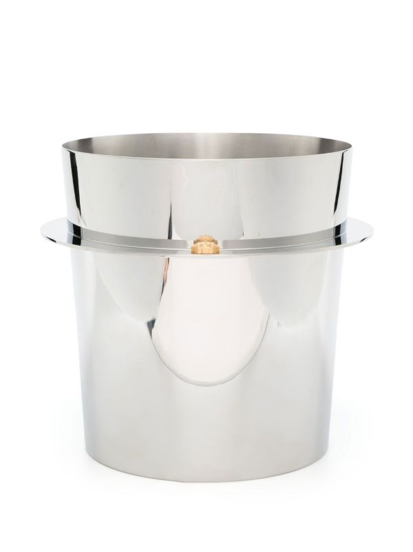 Versace Silver Medusa Emblem Champagne Bucket | Browns Barware