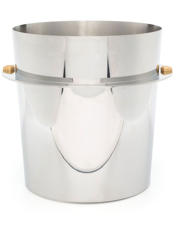 Versace Silver Medusa Emblem Champagne Bucket | Browns Barware