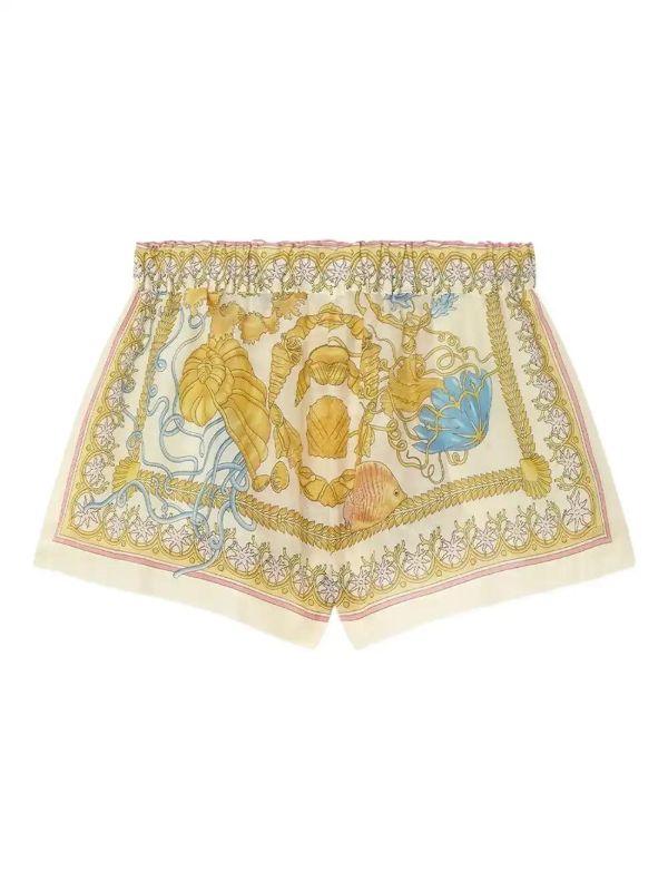 Versace Underwater Barocco cover-up shorts | Browns Beach Cover-Ups