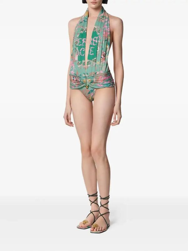 Versace Underwater Barocco Swimsuit | Browns One-Pieces