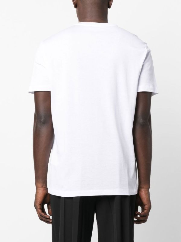 Versace White Medusa Head Embroidered T-shirt | Browns T-Shirts