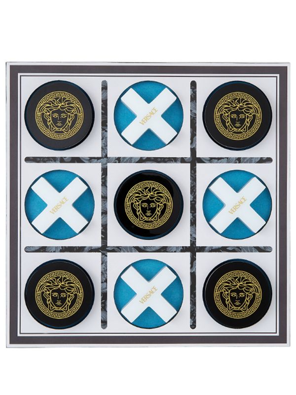 Versace White Tic-Tac-Toe Board Game | Browns Collectibles