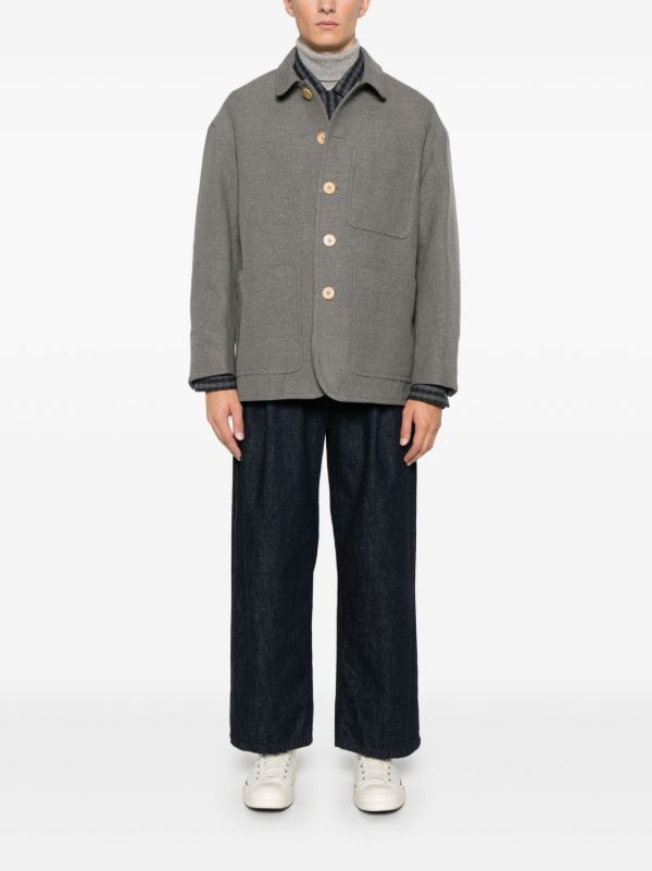 Visvim Buttoned Shirt Jacket | Browns Shirt Jackets
