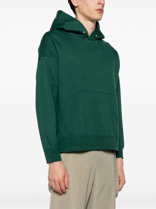 Visvim Green Ultimate Jumbo Cotton Hoodie | Browns Hoodies