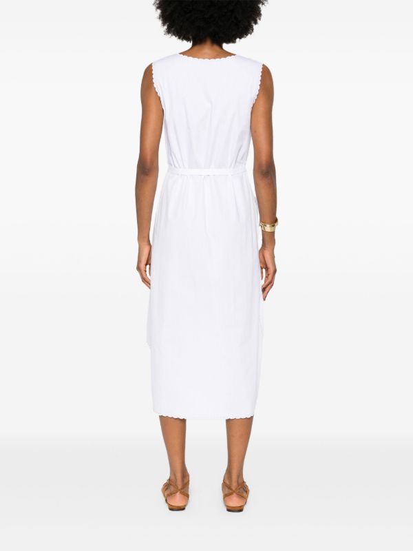 Vita Kin White Cut-Embroidered Cotton Dress | Browns Day Dresses