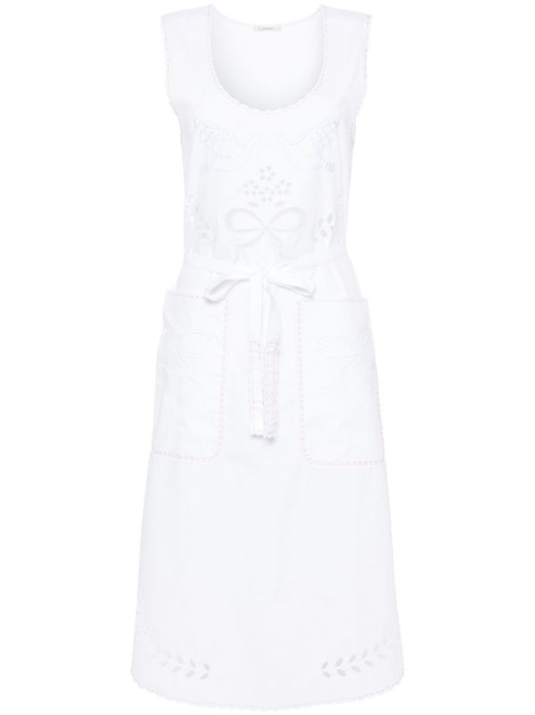 Vita Kin White Cut-Embroidered Cotton Dress | Browns Day Dresses
