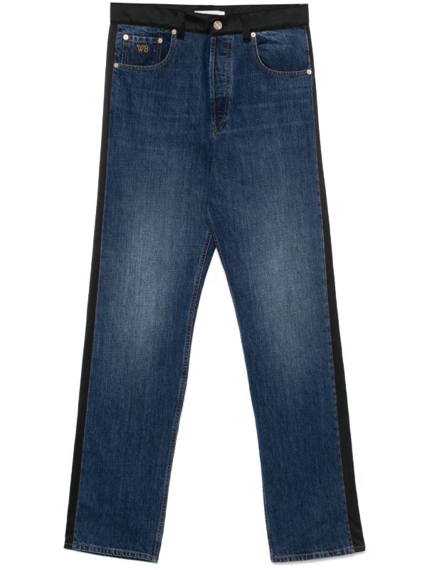Wales Bonner Echo jeans | Browns Regular & Straight-Leg Jeans